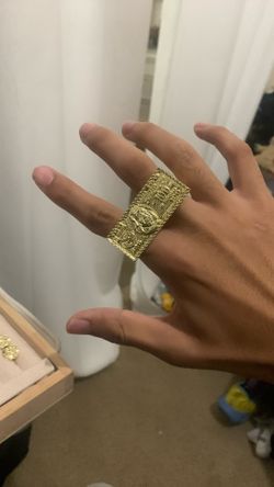 Gold Double Finger Ring