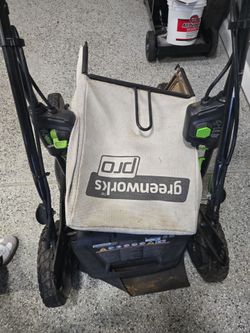 Lawnmower  green works pro