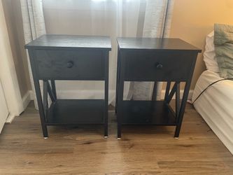 Black side tables