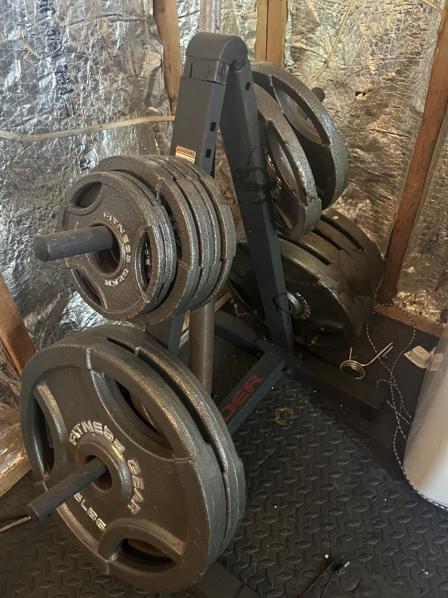 Weight Set + Bar (300lbs/dm For Separate )