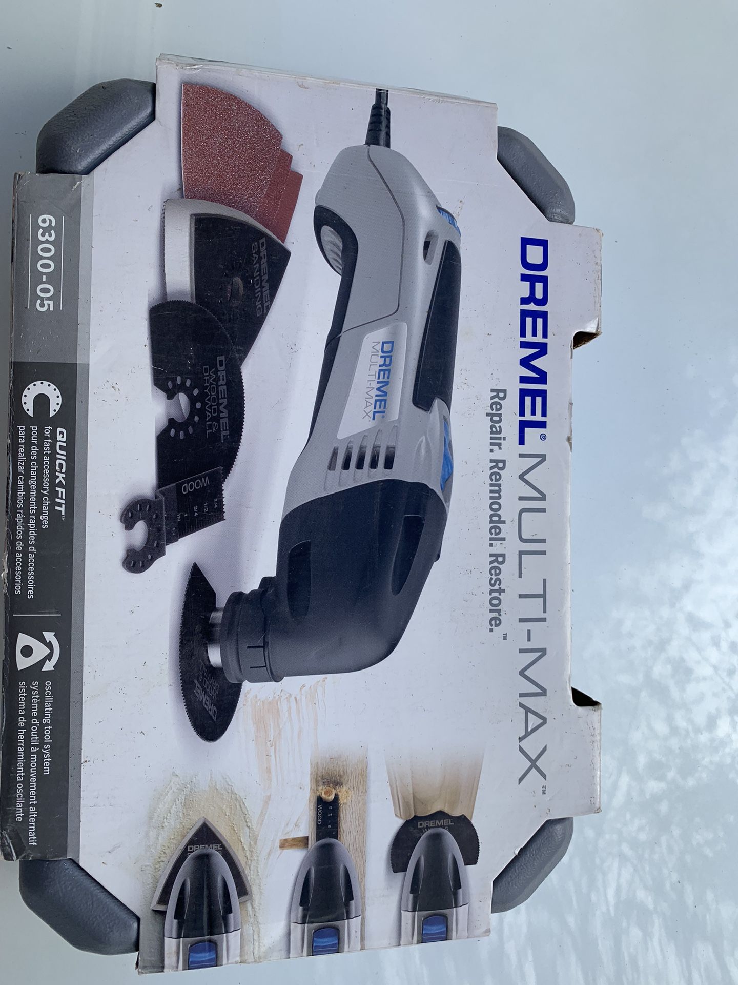 Dremel Multi-Max 5 Amp Corded Oscillating Multi-Tool Kit with 3Pk Universal 2-3/4in Multi-Material Bi-Metal Cutting Blade