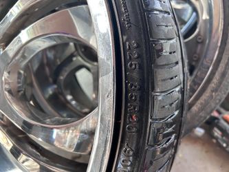 Zinik rims/tires, size 20