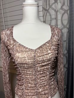 cheetah long sleeve shirt