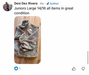 Girls Fleece Zip-Up Jacket Size Large 14/16