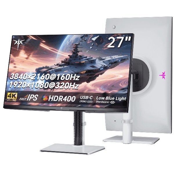 KTC 27" 4K 160Hz/320Hz 90W Gaming Monitor | H27P6