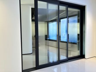 Multislide Door Black Aluminum Patio Door