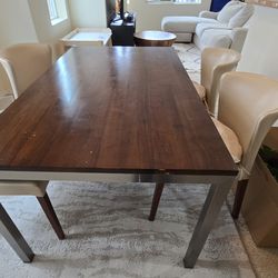 Dinning table and 4 chairs