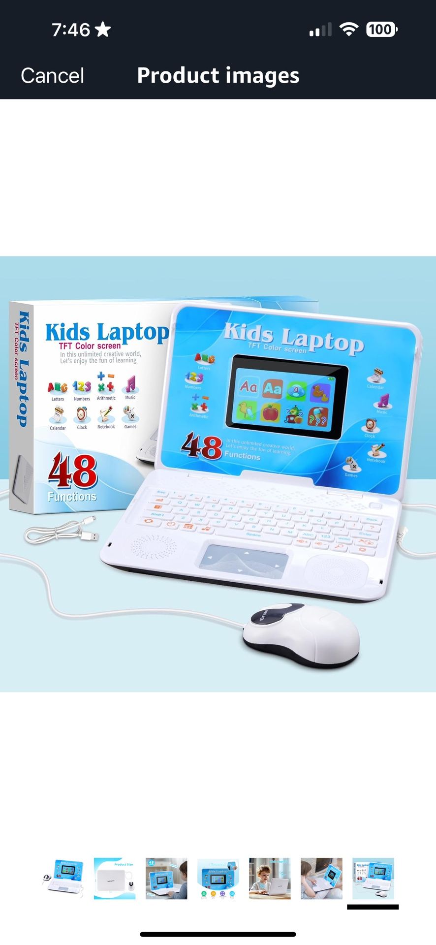 BRAND NEW KIDS LAPTOP NEVER OPENED