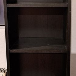 Small black bookshelf