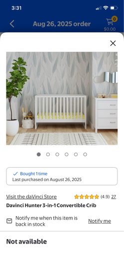 Crib 3in1 and also mattress   DeVinci Hunter