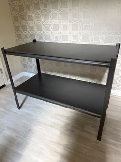 Industrial storage table garage