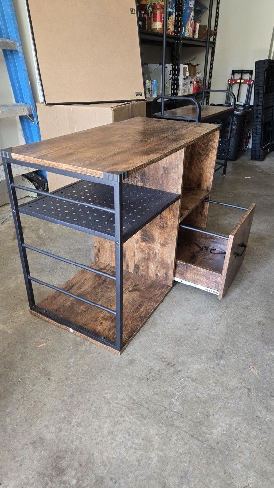 Small Media Stand With Drawer