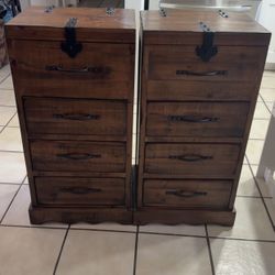 Wood Storage Cabinets