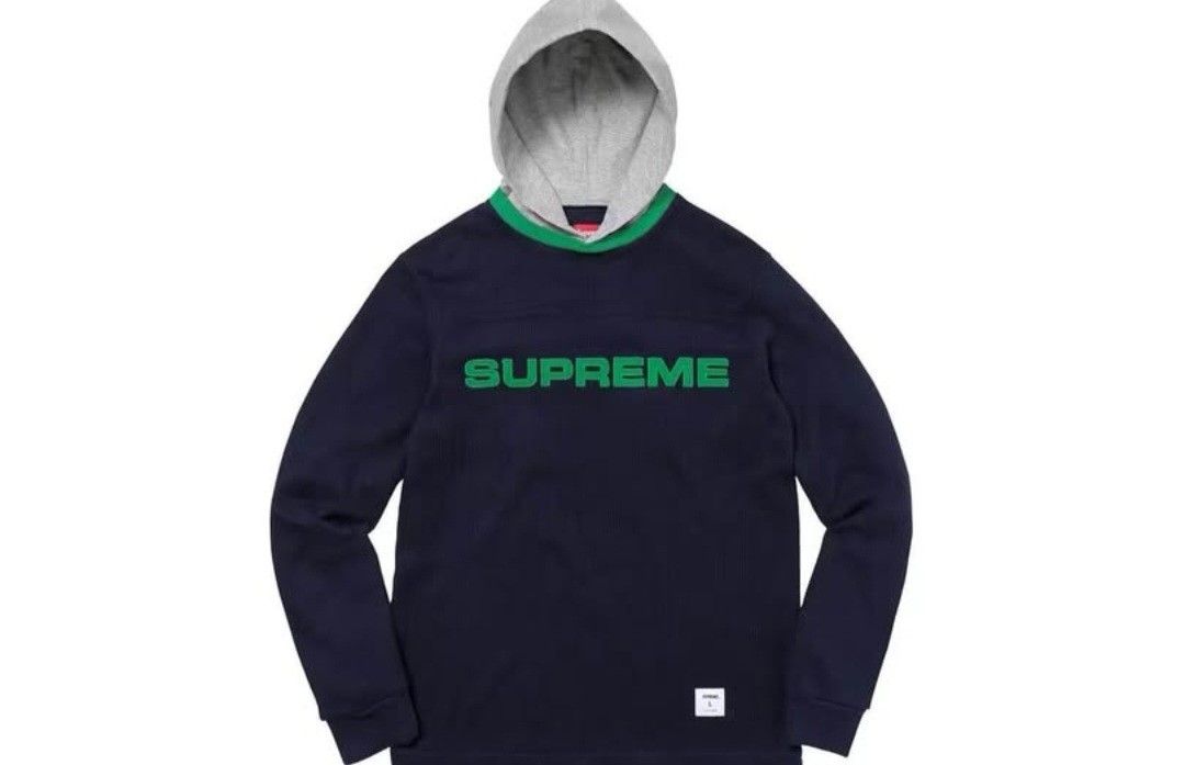 Supreme 2017 Waffle Ringer Hoodie