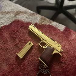 1/3 Size Nikola Gold Desert Eagle KEYCHAIN