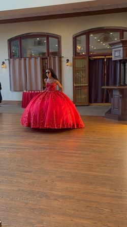 Quince Dress Small Red $200