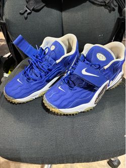 Nike Zoom Turf Shoes Blue/White Men’s Size 11 – Good Condition