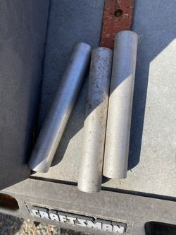 Aluminum Pipe Small Penny Fits Inside 