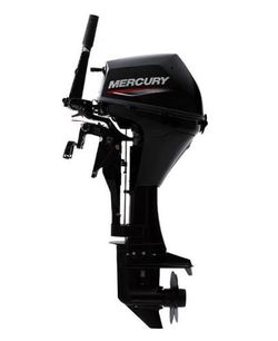Mercury 9.9EXLH CT Command Thrust 25" Shaft Electric Start Four Stroke Tiller Outboard
