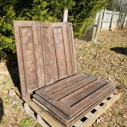 6 Wood Interior Shutters 