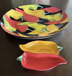 Chilly Pepper Serving Platter