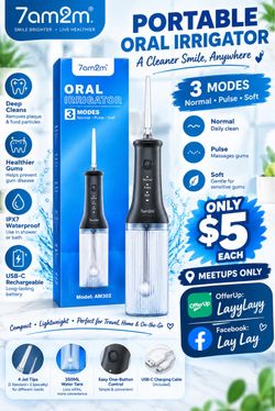 7am2m Portable Oral Irrigator’s