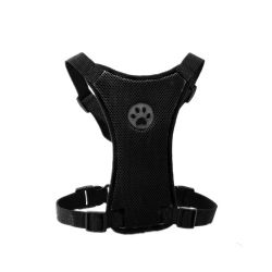 New Vibrant Life mesh breathable dog pet harness black Vest collar accessories