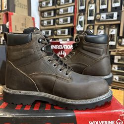 WORK BOOTS 🥾 WOLVERINE FLOORHAND WP 6” WATERPROOF 💦 Oil Resistant //size Available (8)(8.5)(9.5)❗️ONLY ❗️