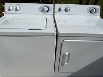 Ge washer and dryer super capacity very nice