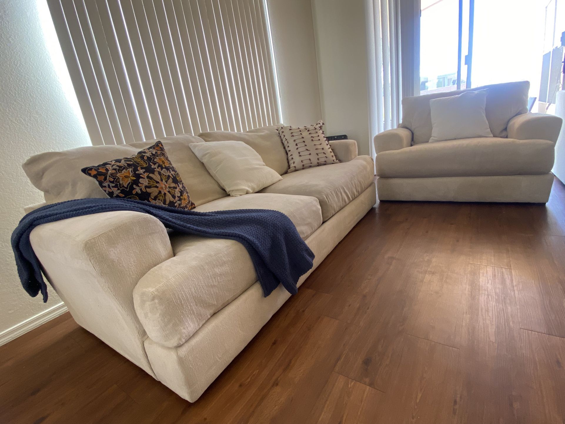 Large Couch & Chair Set – Great Condition