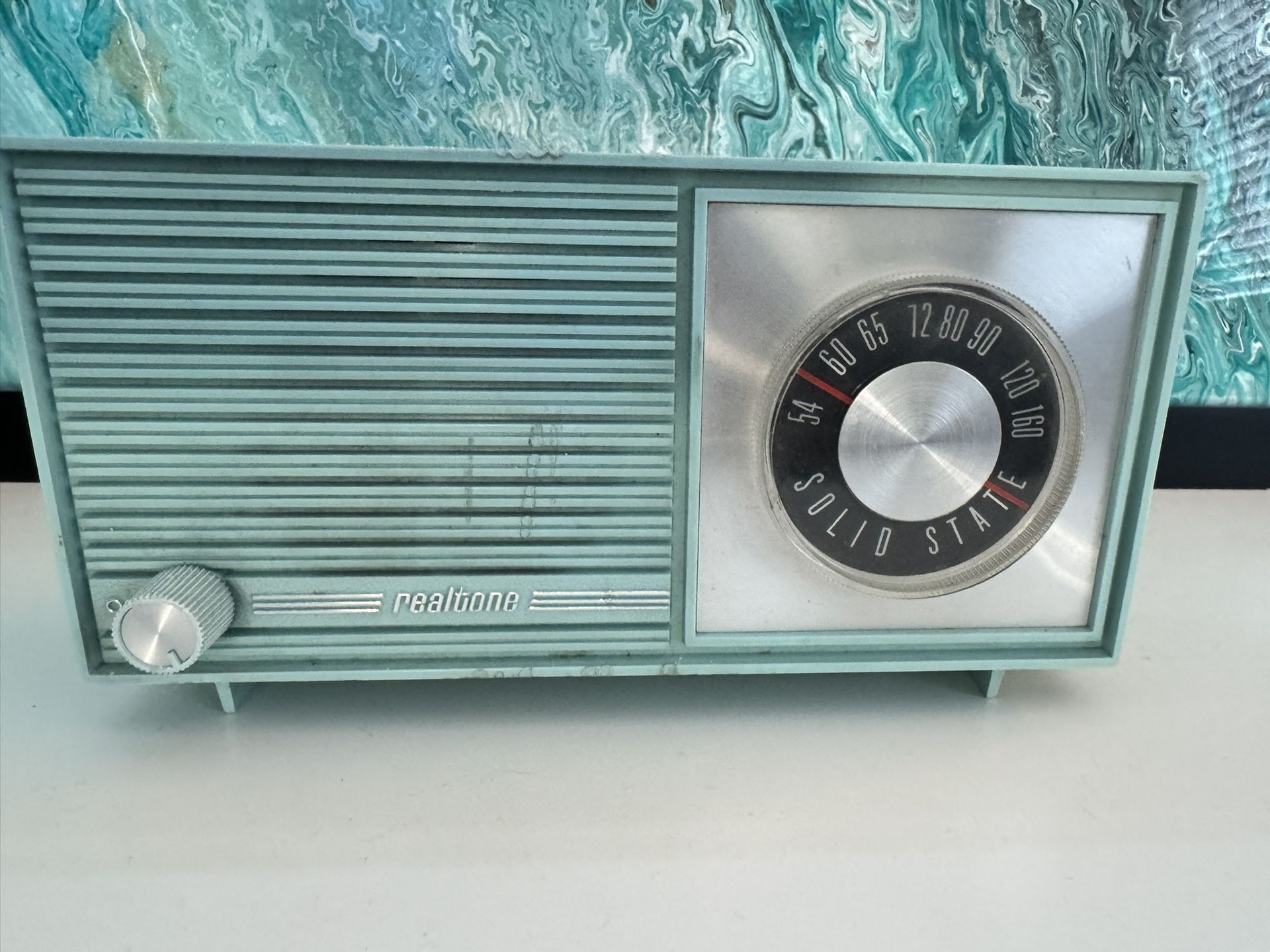 Mint Green Vintage Motorola Radio