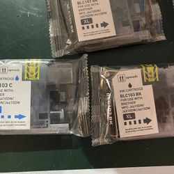 Ink For Brother Printer  Three Xl Black And The Colors Too