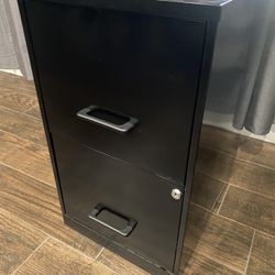 Black File Cabinet
