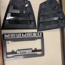 Rear Window Louvers For 15+ WRX Or STi Subaru