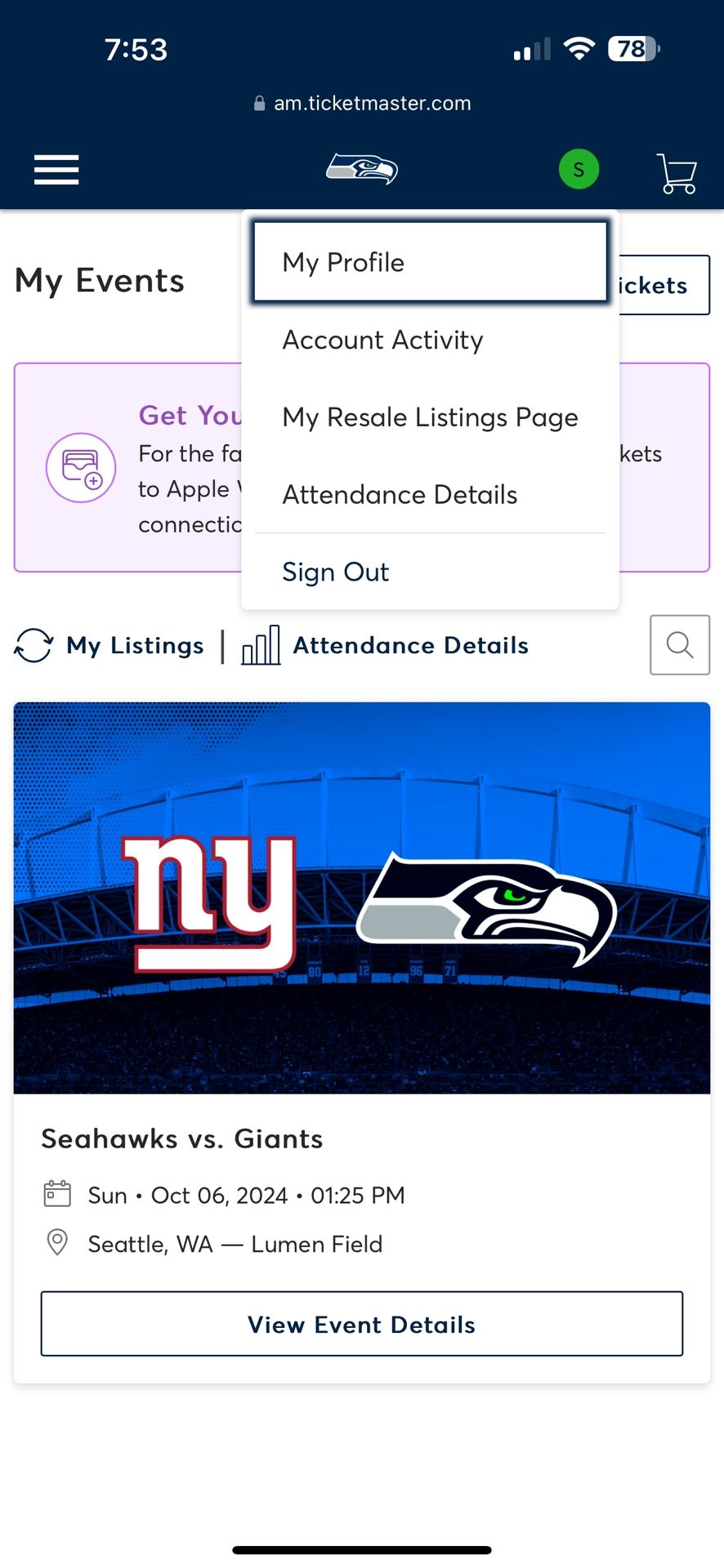 Seahawks Vs Giants