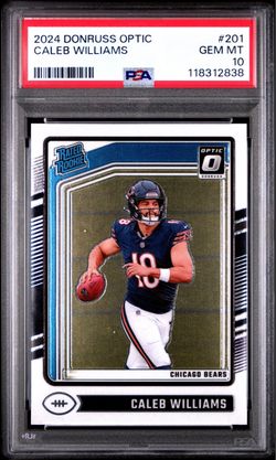 2024 Donruss Optic Caleb Williams Rated Rookie #201 PSA 10 GEM MINT