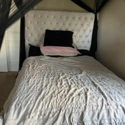 Platform Canopy Bed 