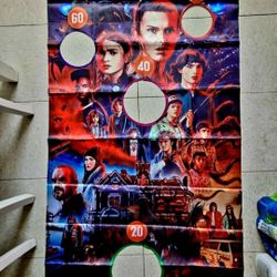 Stranger Things themed Bean Bag toss game