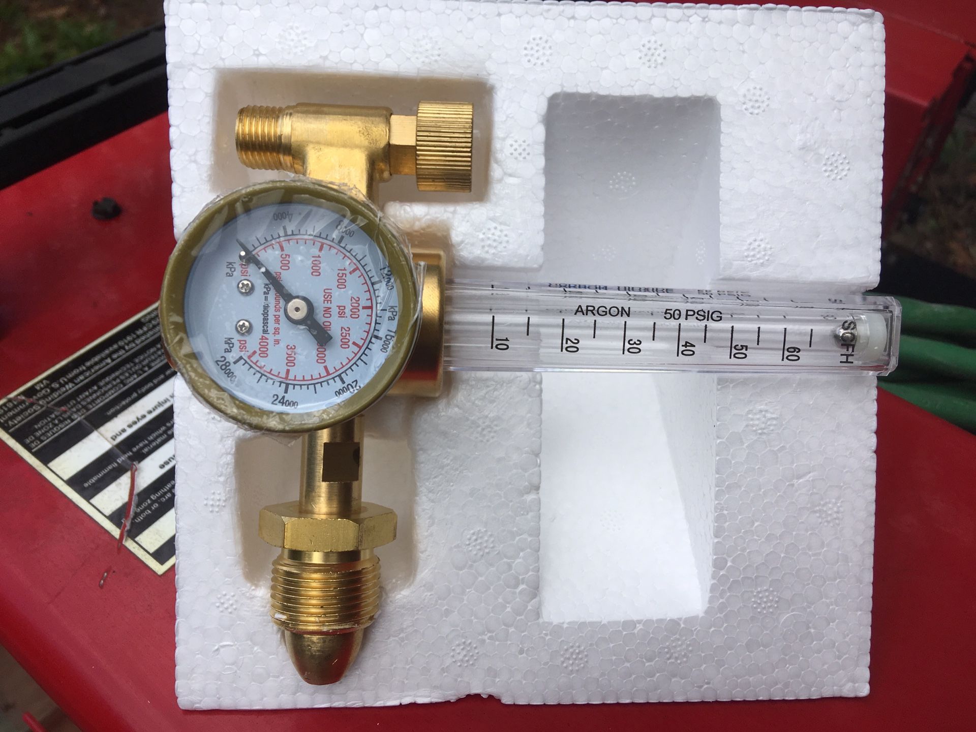 Flow meter brand new in box MiG tig