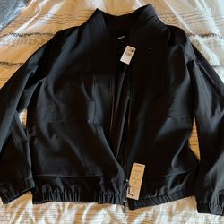 Express Bomber Jacket / Men’s Medium / Black