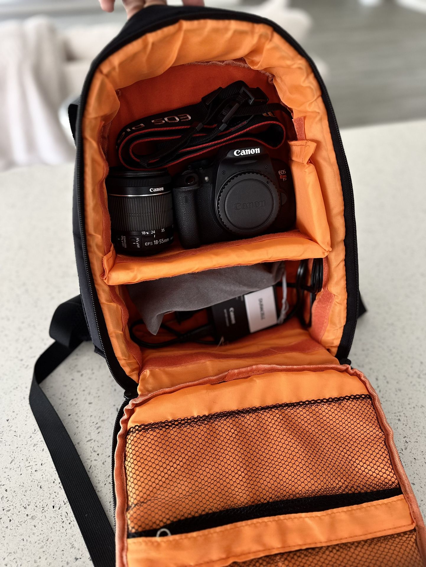 Canon EOS Rebel T5i and Camera Bag