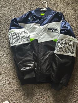 Seattle Seahawks NFL Satin Bomber Jacket