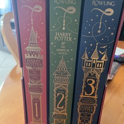 JK Rowling Harry Potter book set years 1-3 minalima edition beautiful