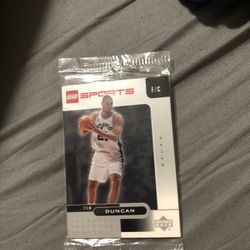 Unopened Duncan, Gasol, And Ray Allen Lego Sports Card
