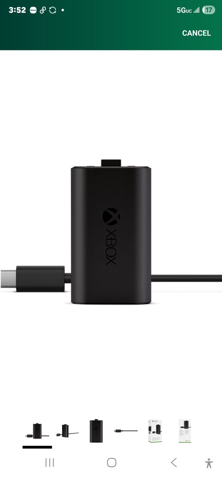 Xbox Rechargeable Battery + USB-C® Cable