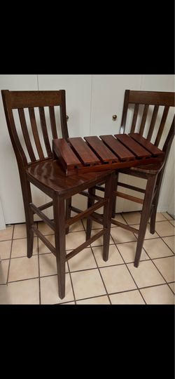 Bar Stool Glass Shelf Counter Chair