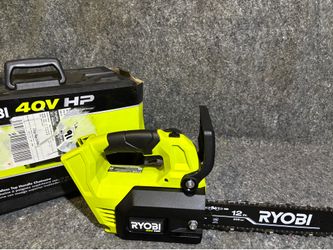 RYOBI 40V HP Brushless 12 in. Top Handle Battery Chainsaw (Tool Only)