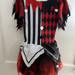 Horror Harlequin Halloween Costume