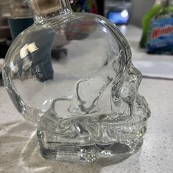 Crystal Head Skull Bottle $10