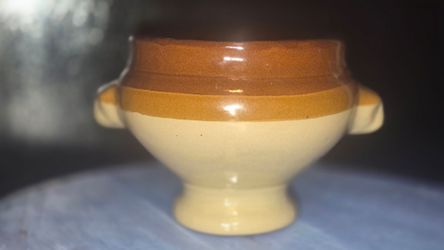 Ceramic Footed Soup Bowl with Handles